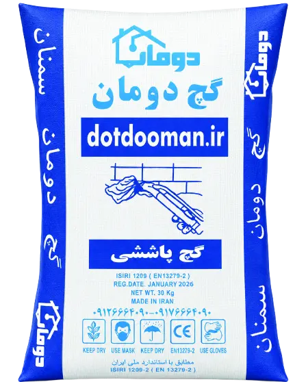پلیمر گیپس دومان (گچ پاششی)